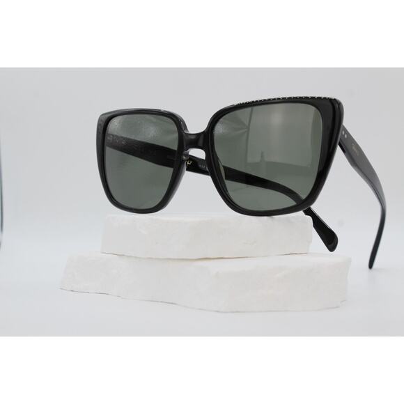 Celine CL400471 01N Sunglasses - Black, 57-19-145 - Picture 1 of 5